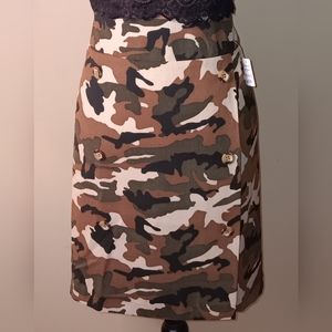 2/$50 Fashion to Figure Gabrielle Union Collection Camo Mini Skirt Size 1X